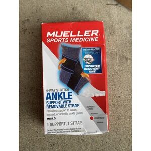Mueller Sports Medicine Ankle Support w/Removable Strap MED/LG